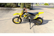 MX49 49CC DIRT BIKE KIDS PEE WEE MOTORCYCLE ATV 50CC HYDRAULIC BRAKES YELLOW