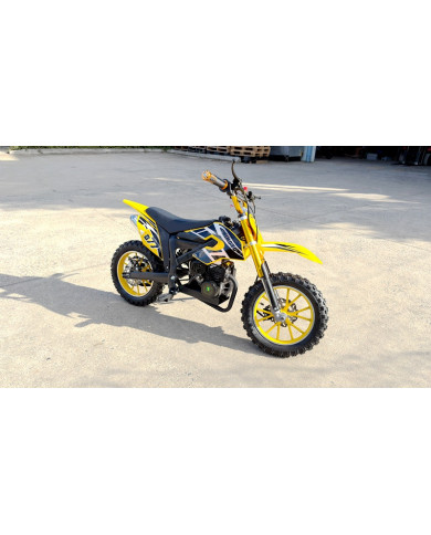 MX49 49CC DIRT BIKE KIDS PEE WEE MOTORCYCLE ATV 50CC HYDRAULIC BRAKES YELLOW