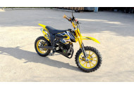 MX49 49CC DIRT BIKE KIDS PEE WEE MOTORCYCLE ATV 50CC HYDRAULIC BRAKES YELLOW