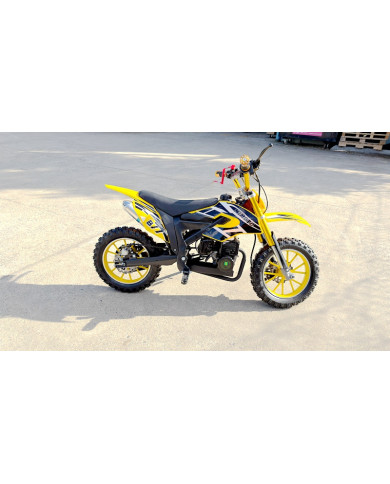 MX49 49CC DIRT BIKE KIDS PEE WEE MOTORCYCLE ATV 50CC HYDRAULIC BRAKES YELLOW