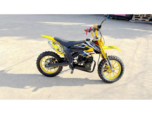 MX49 49CC DIRT BIKE KIDS PEE WEE MOTORCYCLE ATV 50CC HYDRAULIC BRAKES YELLOW