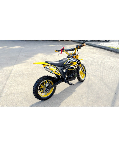 MX49 49CC DIRT BIKE KIDS PEE WEE MOTORCYCLE ATV 50CC HYDRAULIC BRAKES YELLOW