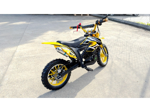 MX49 49CC DIRT BIKE KIDS PEE WEE MOTORCYCLE ATV 50CC HYDRAULIC BRAKES YELLOW