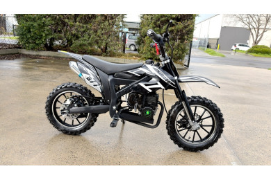 MX49 49CC DIRT BIKE KIDS PEE WEE MOTORCYCLE ATV 50CC HYDRAULIC BRAKES BLACK
