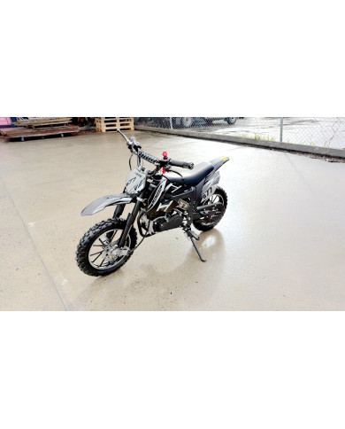 MX49 49CC DIRT BIKE KIDS PEE WEE MOTORCYCLE ATV 50CC HYDRAULIC BRAKES BLACK