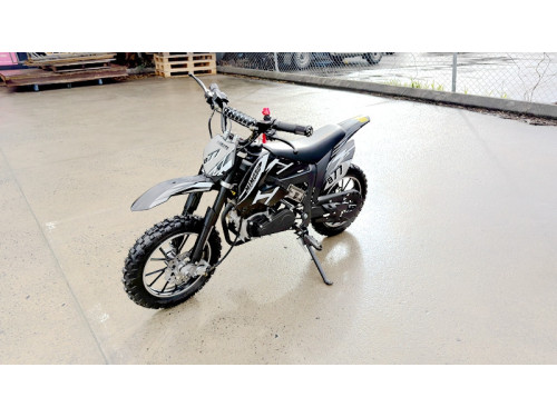 MX49 49CC DIRT BIKE KIDS PEE WEE MOTORCYCLE ATV 50CC HYDRAULIC BRAKES BLACK