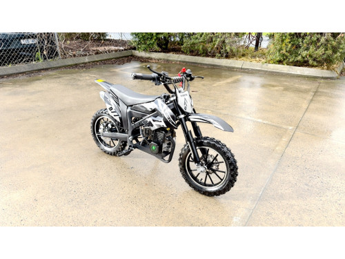 MX49 49CC DIRT BIKE KIDS PEE WEE MOTORCYCLE ATV 50CC HYDRAULIC BRAKES BLACK