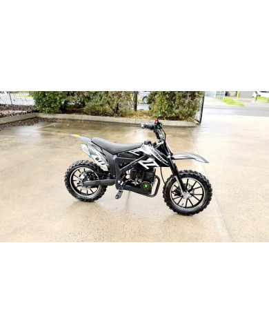 MX49 49CC DIRT BIKE KIDS PEE WEE MOTORCYCLE ATV 50CC HYDRAULIC BRAKES BLACK