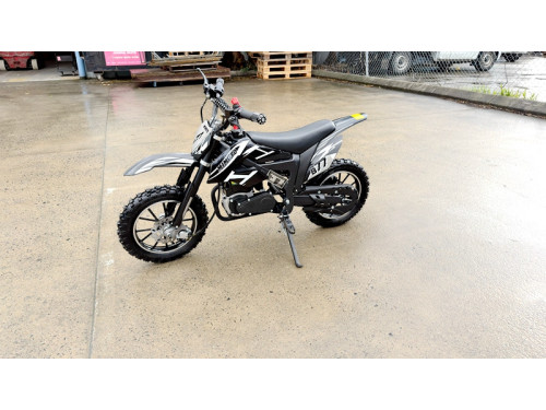 MX49 49CC DIRT BIKE KIDS PEE WEE MOTORCYCLE ATV 50CC HYDRAULIC BRAKES BLACK