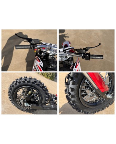 Bolt 50 50cc Kids Dirt Bike 4-Stroke Electric Start Safe Easy Fun Off Road AUTO BLUE