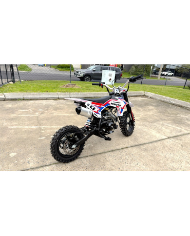 Bolt 50 50cc Kids Dirt Bike 4-Stroke Electric Start Safe Easy Fun Off Road AUTO BLUE