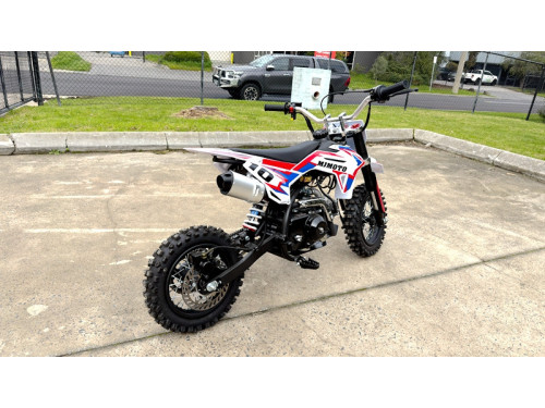 Bolt 50 50cc Kids Dirt Bike 4-Stroke Electric Start Safe Easy Fun Off Road AUTO BLUE
