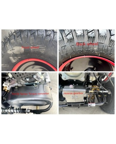 FORZA1 K1 Dune Buggy 163CC 5.5HP Off Road UTV ATV 2 Seater 4 Wheel Go kart REV