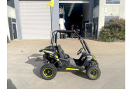 FORZA 1 K1 Dune Buggy 163CC 5.5HP Off Road UTV ATV 2 Seater 4 Wheel Go kart REVERSE YELLOW