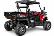 200cc Farm UTV with Manual Dump Bed WorkHorse 200 EFI Alloy Rim Hard Plastic Roof Led Lights Windscreen