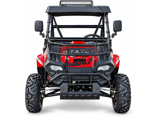 200cc Farm UTV with Manual Dump Bed WorkHorse 200 EFI Alloy Rim Hard Plastic Roof Led Lights Windscreen