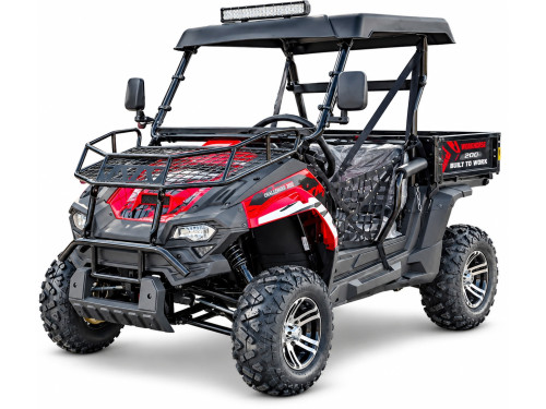 200cc Farm UTV with Manual Dump Bed WorkHorse 200 EFI Alloy Rim Hard Plastic Roof Led Lights Windscreen