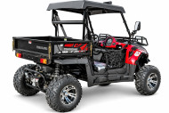 200cc Farm UTV with Manual Dump Bed WorkHorse 200 EFI Alloy Rim Hard Plastic Roof Led Lights Windscreen