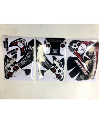 SKULL HONDA CRF 50 STICKERS GRAPHICS KIT DIRT/PIT 50/70/110/125CC PITPRO SKULL HONDA CRF 50 STICKERS GRAPHICS KIT DIRT/PIT 50/70/110/125CC PITPRO