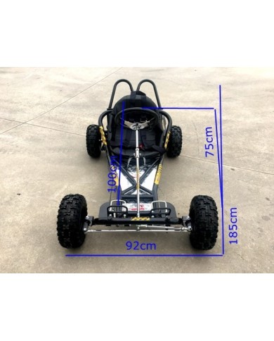200cc 6.5HP Go Kart Wet Clutch Dune Buggy ATV Quad 4 Stroke Adult/Teen/Kid Sizes