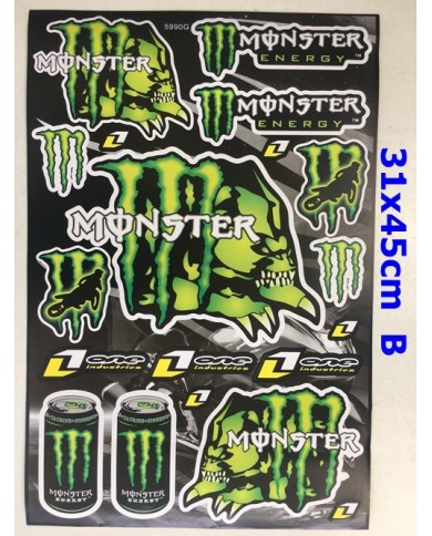 monster sticker for cycle